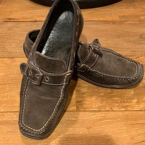 Donald Pliner woman’s suede loafers